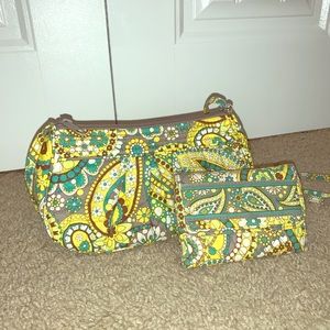 Vera Bradley purse and wallet bundle